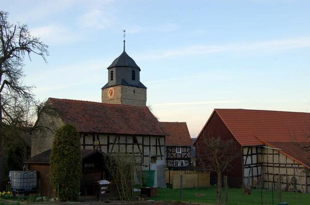 Wehrda im ersten Abendlicht