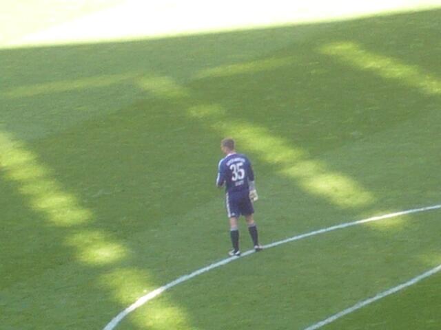 Der Torwart Thomas Kraft der Bayern