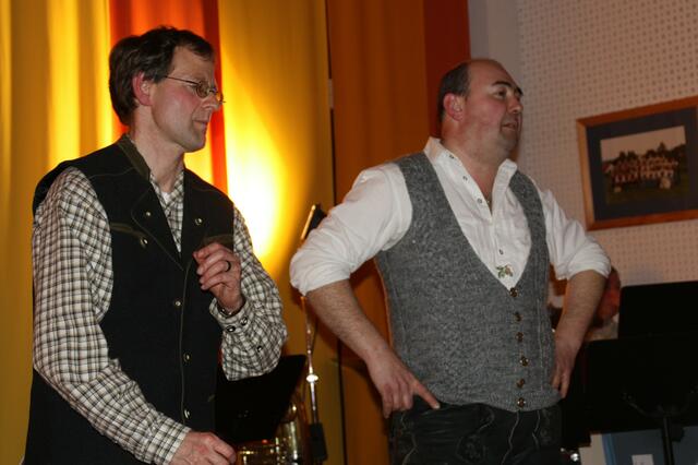 Toni & Peter beim Witze erzählen