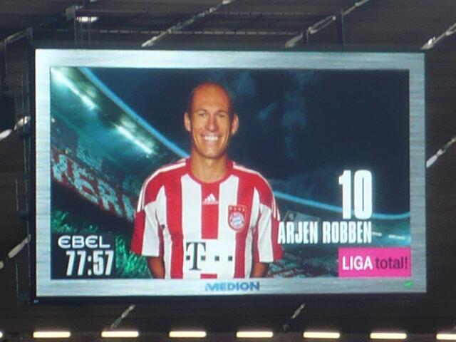 Tor von Arjen Robben in der 77 minute