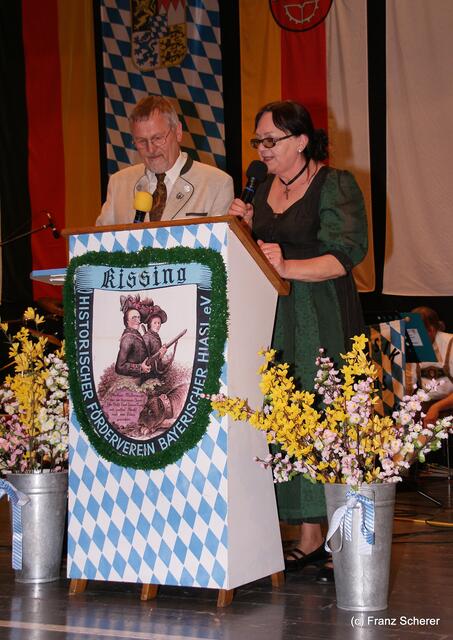 14. Kissinger Starkbierfest 2011 - Barabara Kurz und Wolfgang Hörig führen durch das Programm