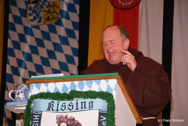 14. Kissinger Starkbierfest 2011 - Bruder Barnabas (Günther Herrmann) bei der Fastenpredigt