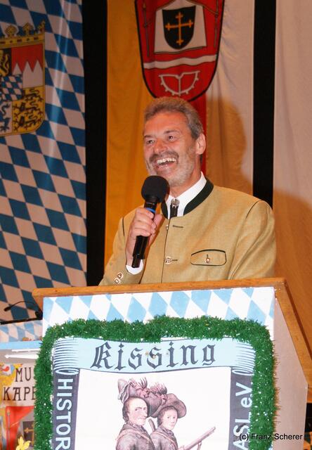 14. Kissinger Starkbierfest 2011 - Bürgermeister Manfred Wolf begrüßt die Gäste