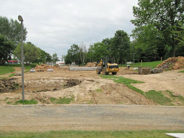 18.06. Das Zelt ist nun weg.