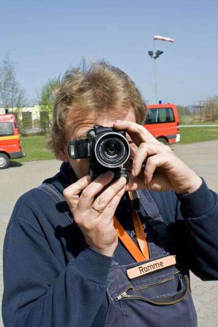 Überall Presse für das wichtige Ereignis