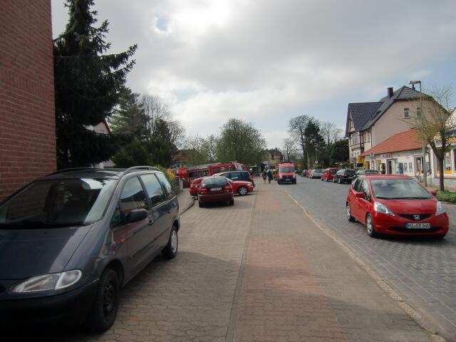 Die Göttingerstraße zugeparkt