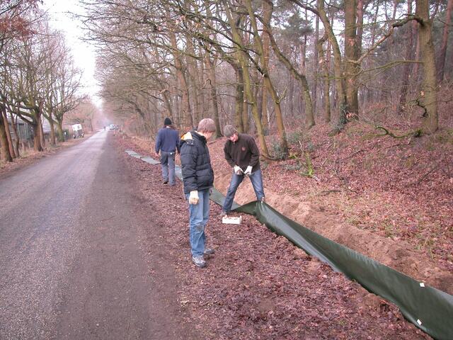 Amphibienschutzzaun Kanonenberge