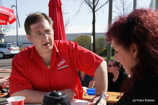 25 Jahre Gewerbegebiet Münchner Straße - Sobi-Inhaber Albert Rettenmayer im Gespräch mit myheimat-Bürgerreporterin Sabina Scherer