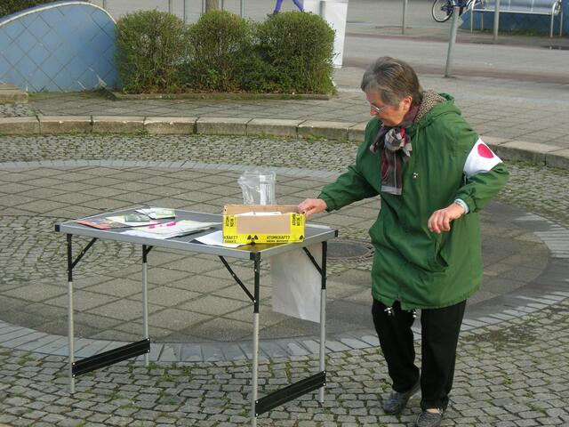 Dr. Ellen Scholz informiert über Strom von Greenpeace