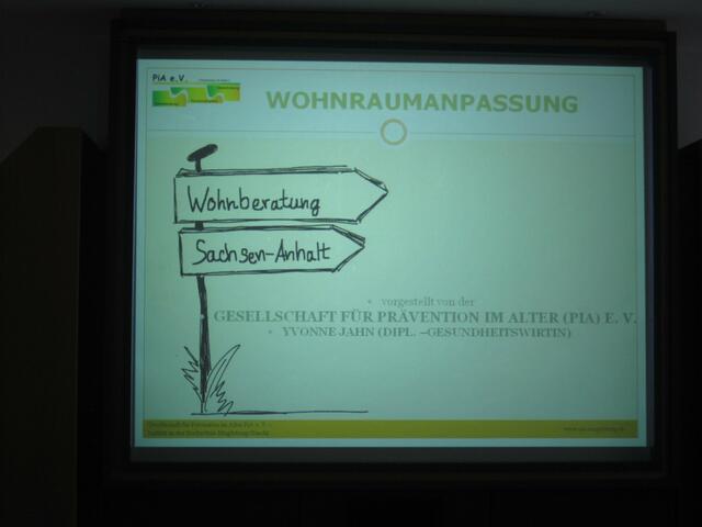Die Vorträge wurden in Wort und Bild gestaltet