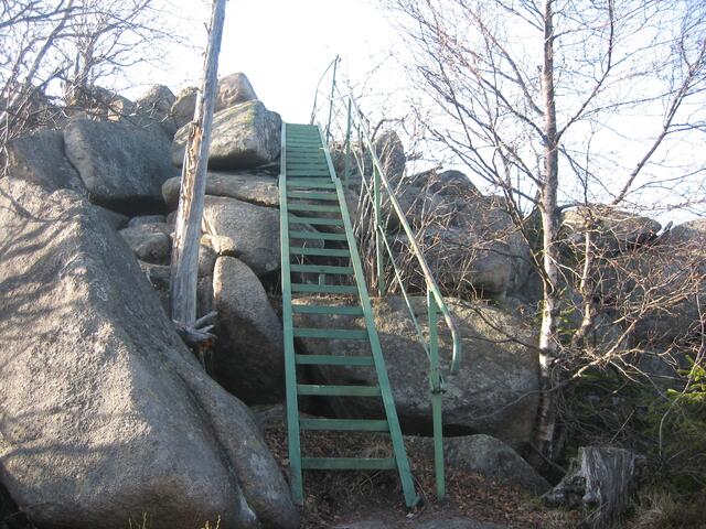 Treppe am Leistenklippen