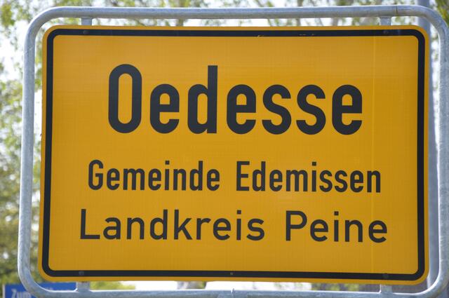 Ortsschild - Impressionen aus Oedesse