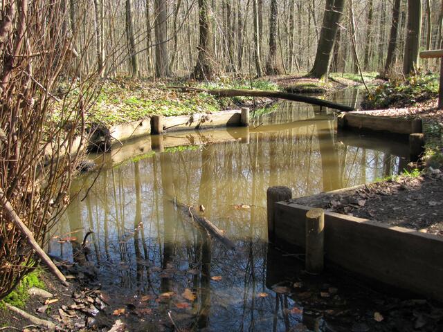 Nebenan das Teufelsbad, auch Kopperloch (von Kupfer, wegen seiner Farbe). Im 18. Jahrhundert wurde es als Bad ausgebaut.