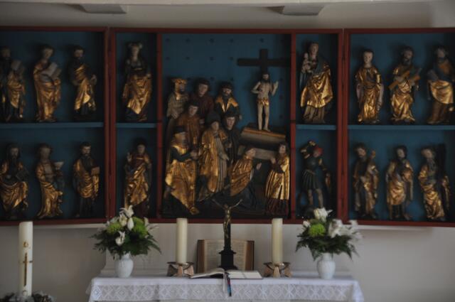 Dreiflügeligen Altar aus dem 16. Jahrhundert