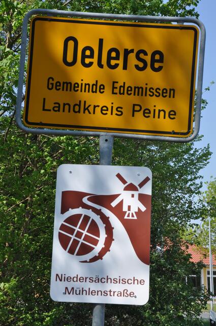 Oelerse im Burgdorfer Land, gelegen an der Nds. Mühlenstraße