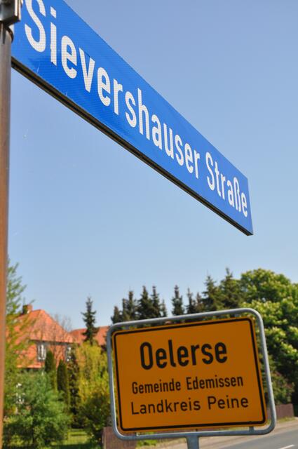 Sievershauser Staße in Oelerse im Burgdorfer Land