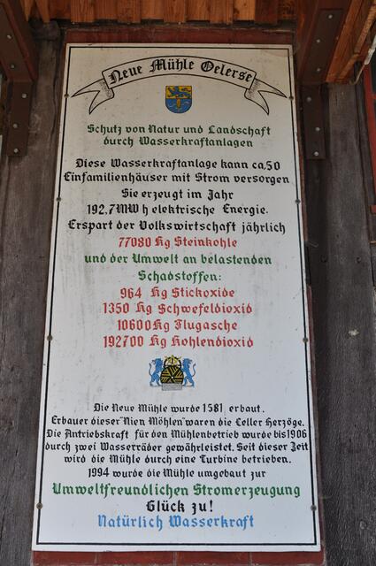 Neue Mühle Oelerse - Eine Beschreibung