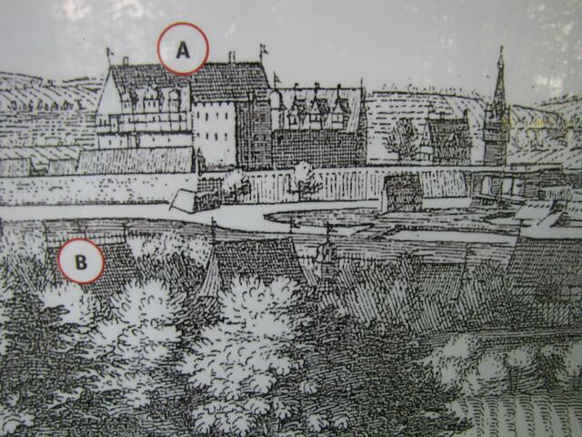 Die Hauptburg des Calenberger Landes (Schautafel am Eingang)