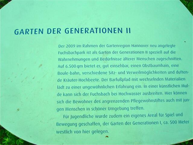 Garten der Generationen