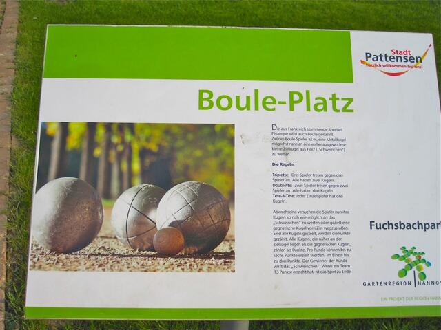 Der Boule-Platz - nicht nur für ältere Leute