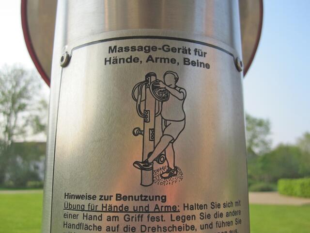 Massage für Hände, Arme, Waden und Oberschenkel