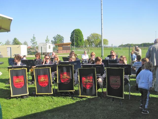 Der Musikzug Schulenburg/Leine spielte fetzige Stücke und Volksweisen