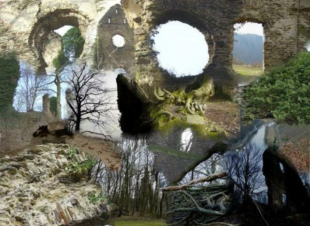 Kollage Brunnenburg Hochtaunus