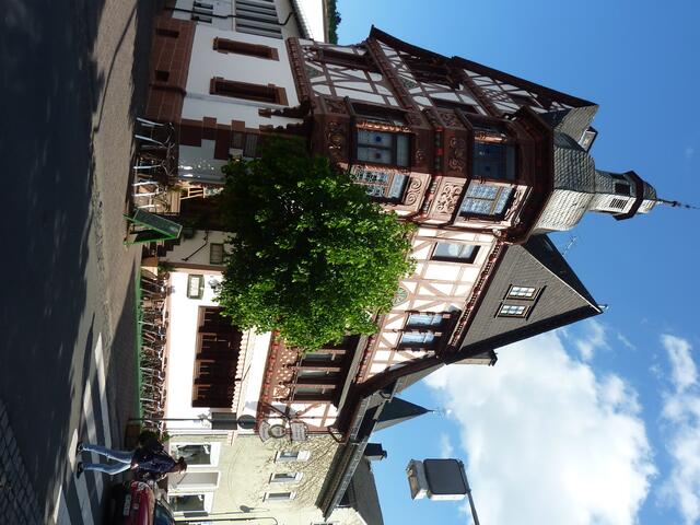 Hotel Spies in Gladenbach am 3.5.11. 19o1 erbaut - 1996 renoviert (Maler Fackinger Dillenburg).