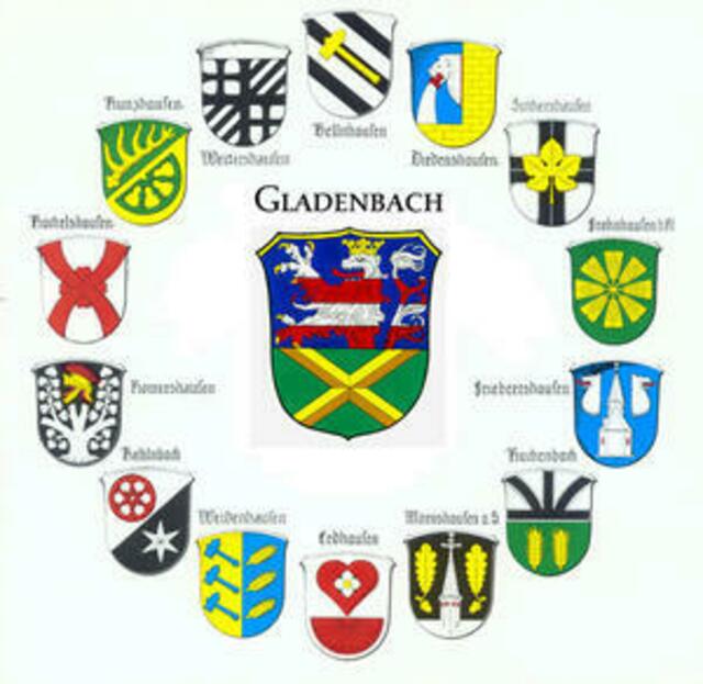 Ortswappen Stadt Gladenbach.