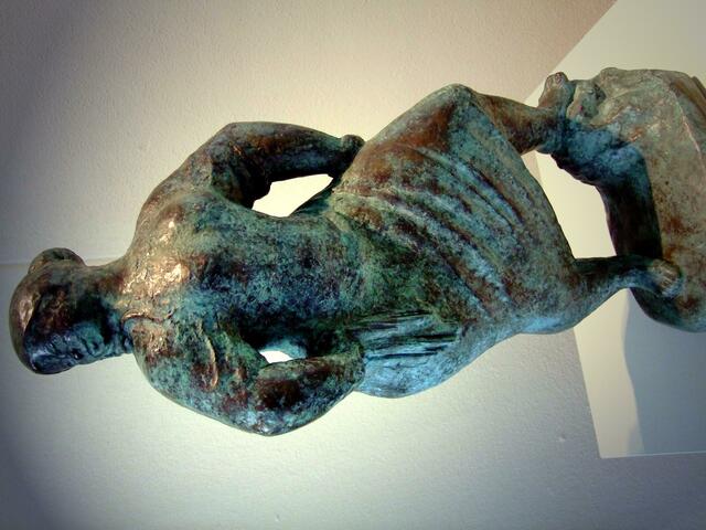 Putzfrau,1969, Bronze, 50 cm.