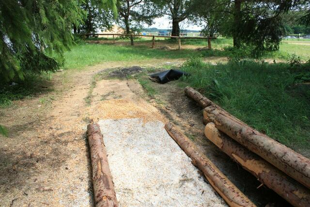 07.06.2010: Reste vom Barfußpfad