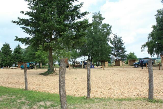 07.06.2010: Gelände mit abgebauten Zäunen