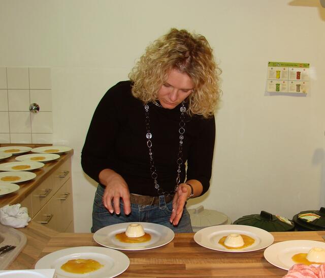 Kochen mit Sabina - Bayerische Törtchen auf Orangensauce