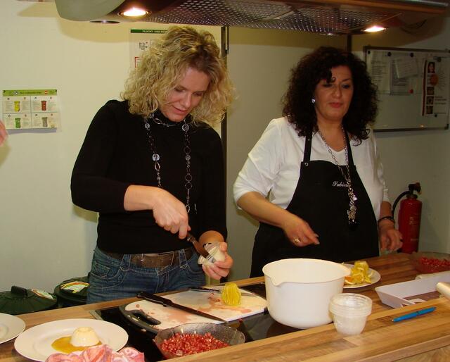 Kochen mit Sabina - Bayerische Törtchen auf Orangensauce