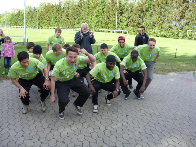 Die Choreographie beginnt