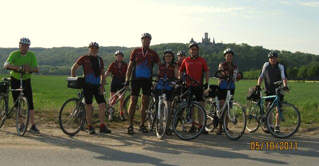 Hinter uns die Marienburg