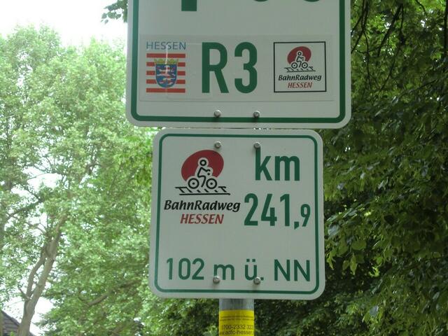 Die niedrigste Stelle liegt am Main in Hanau.