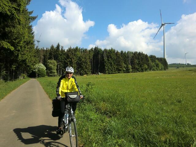 Das Pedelec ist auf dieser Tour ein ideales Fahrzeug.