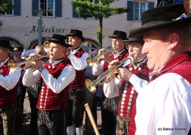 Meringer Volksfest 2011 - Impressionen vom Standkonzert auf dem Meringer Marktplatz