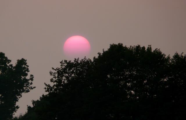 Traumhafter Sonnenuntergang am 21. Mai 2011.