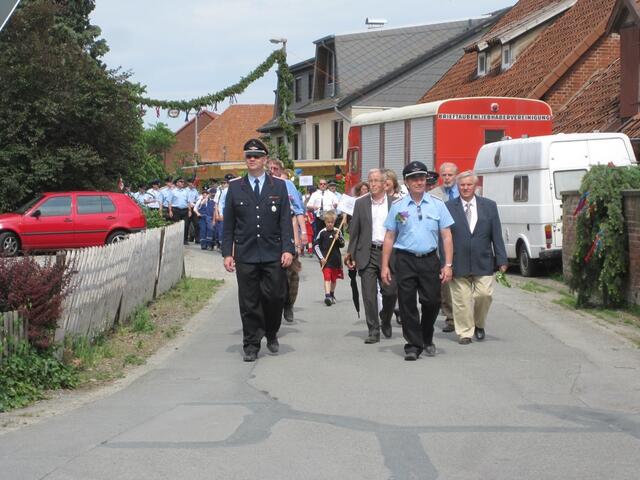 Einmal durch die Turmstraße, kommt der Zug bei uns auf der Hüpeder Straße wieder an