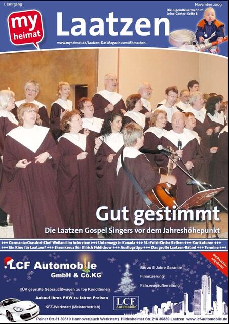Heft 6 - November 2009 | Foto: Quelle: myheimat.de und issuu.com