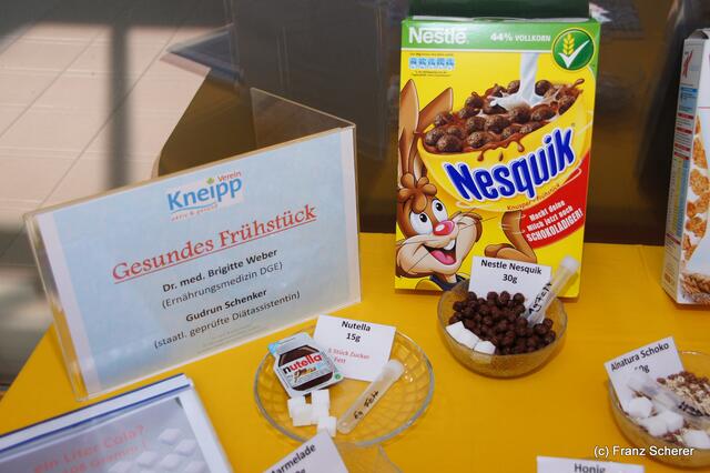 Friedberger Kneipp-Gesundheitstag am 21.05.2011 - Über das gesunde Frühstück referierten Dr. Brigite Weber und Gudrun Schenker