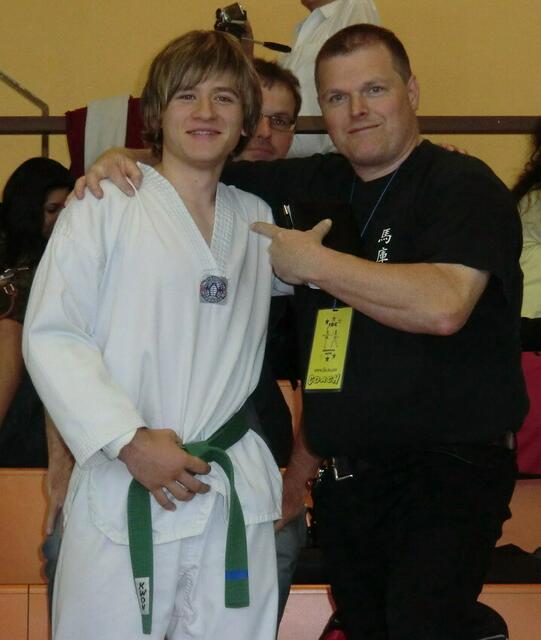 Coach Markus mit "Fighter" Niclas