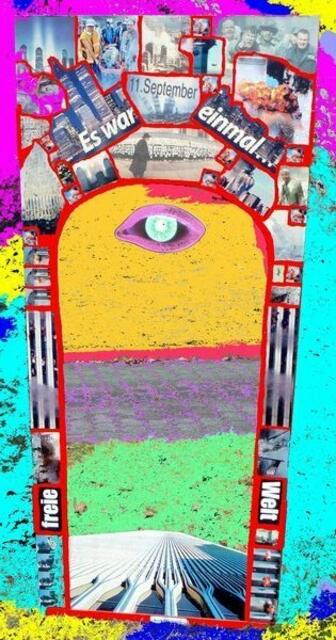 "WOHIN soll das führen ?! "- Spiegelmontage & Fotomalerei zum 11.9.2001. a&s-wernerhahn. Der Artikel zum 9/11 ist mit der email-Initiative an die Kulturzeit-Macher als a&s-work-in-progress zu verstehen. Kommentare erwünscht ....