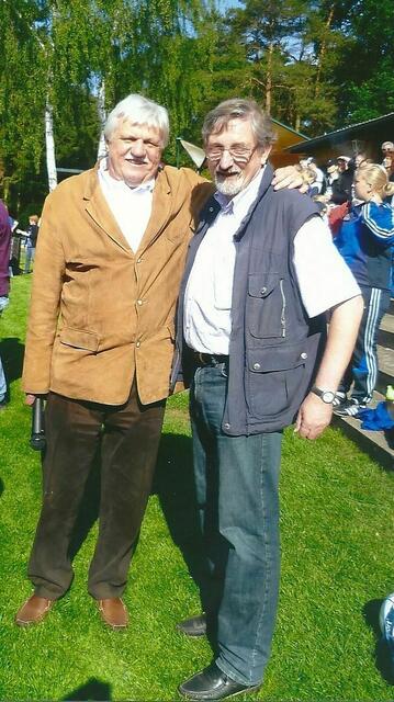 Vereinsboss Jürgen Stern und Vorstandsmitglied Lothar Zajonc