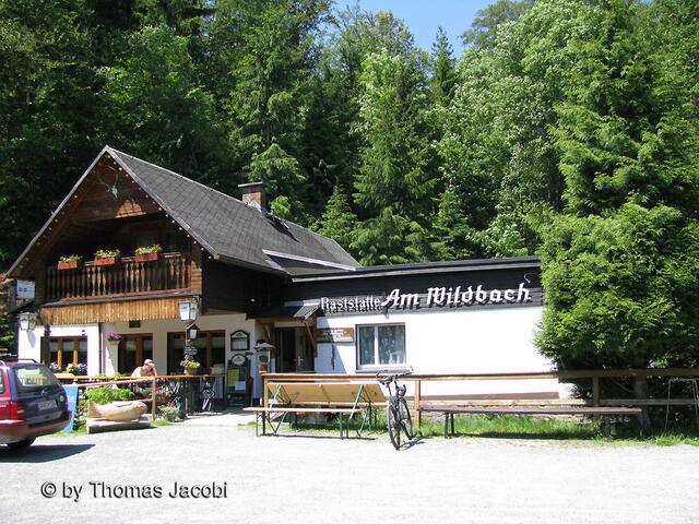 Die Raststätte "Am Wildbach".