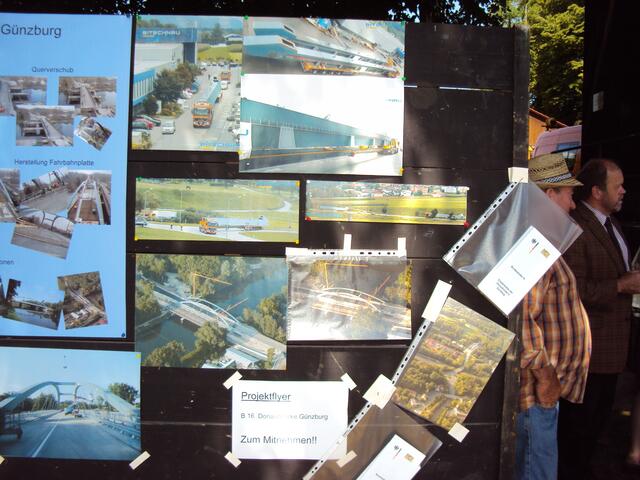 .. in einige Luftbilder konnte man die verschiedenen Bauabschnitte sehen