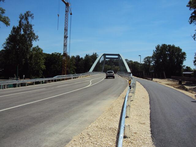 .. nun kann der Verkehr wieder ohne Umleitung rollen