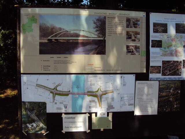 .. ein visualisiertes Bild und Baupläne der neuen Brücke